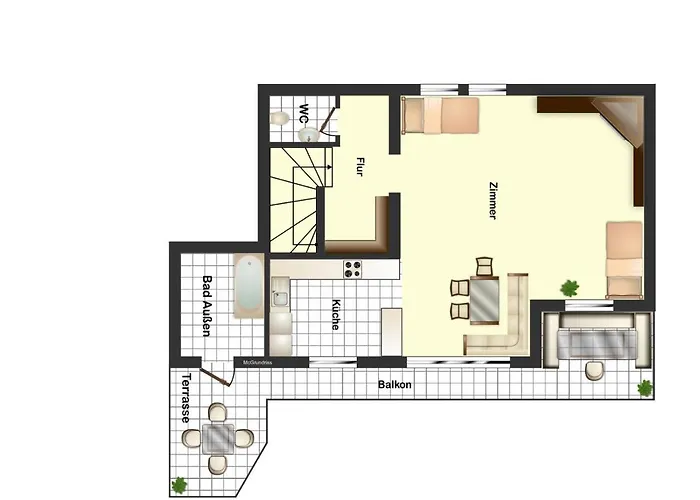 アパート Enzian B *